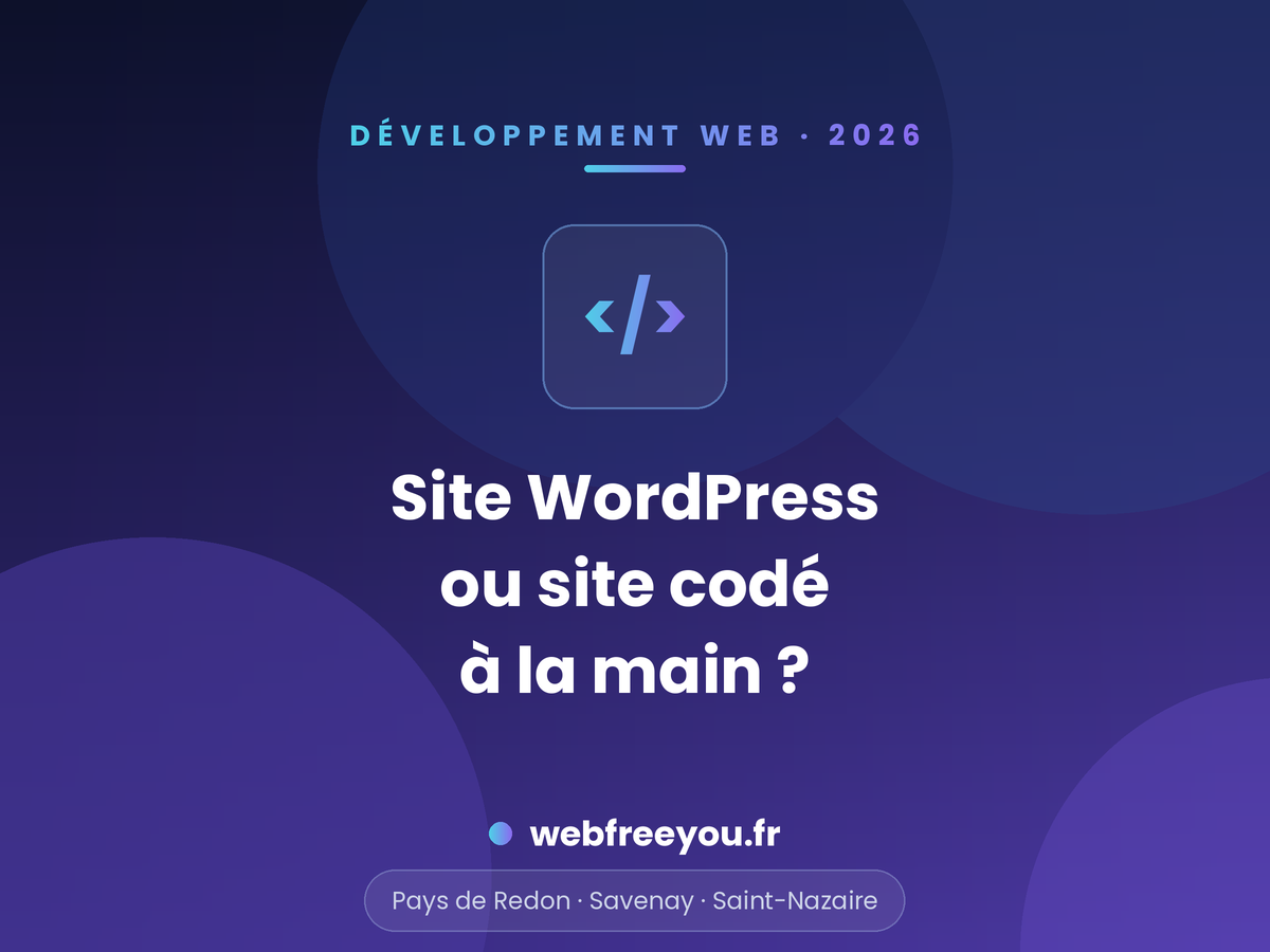 site wordpress ou site code a la main 1